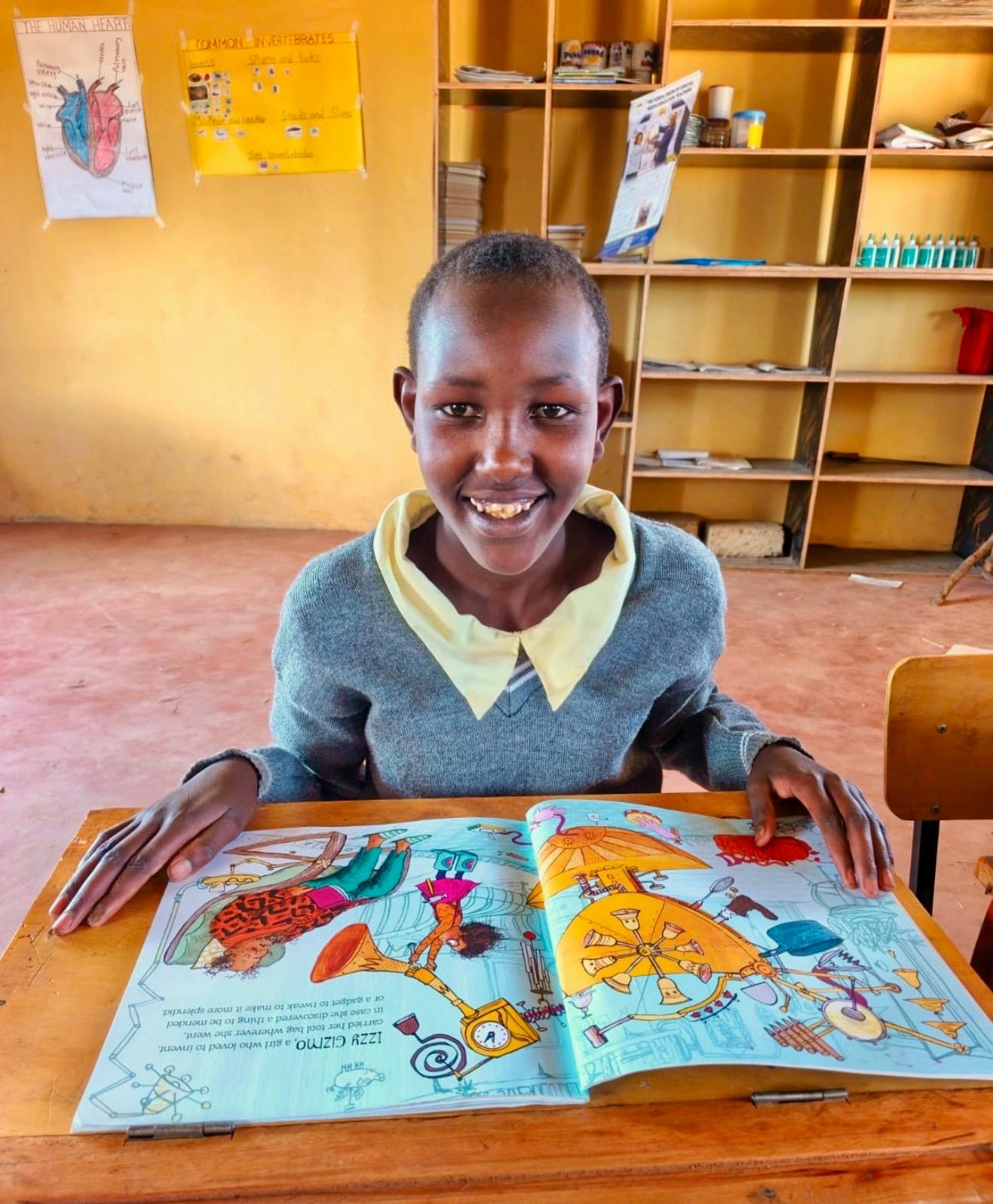 A Little Girl Who Didn't Miss School This Month